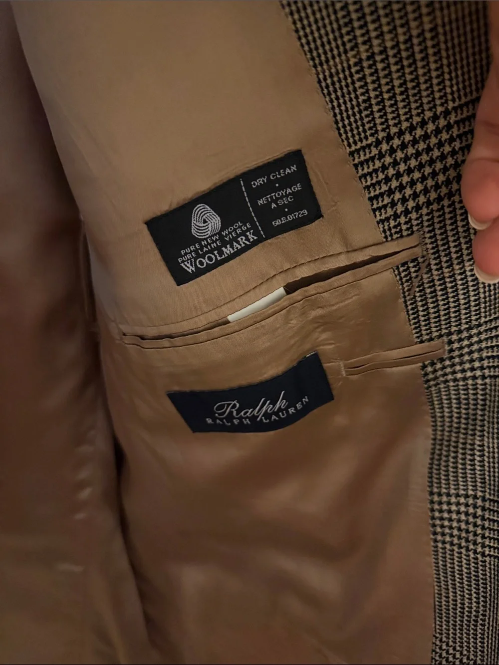 Ralph Lauren Brown Glen Plaid Sport Coat